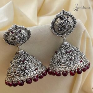 Wedding Bride Oxidised Jumka